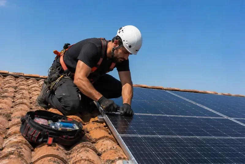 Maintenance et monitoring de panneaux solaires à Saint-Prouant