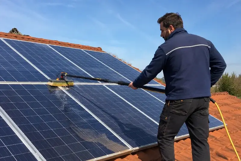 Nettoyage et entretien de panneaux solaires à Saint-Prouant